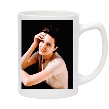 Angelina Jolie 14oz White Statesman Mug