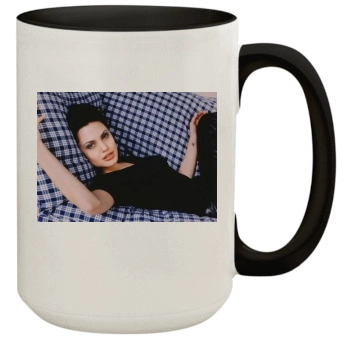 Angelina Jolie 15oz Colored Inner & Handle Mug