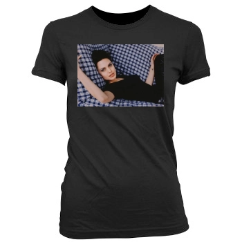 Angelina Jolie Women's Junior Cut Crewneck T-Shirt