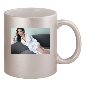 Angelina Jolie 11oz Metallic Silver Mug