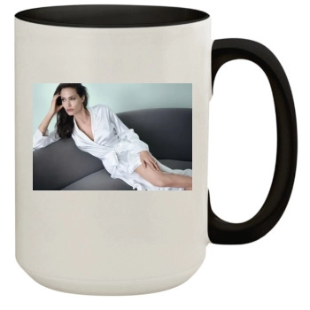 Angelina Jolie 15oz Colored Inner & Handle Mug