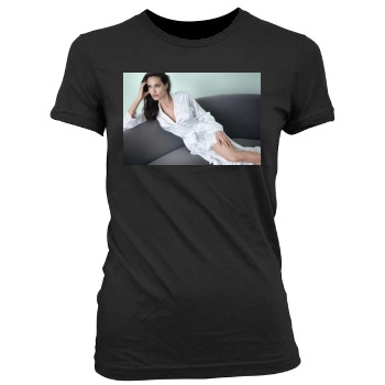 Angelina Jolie Women's Junior Cut Crewneck T-Shirt