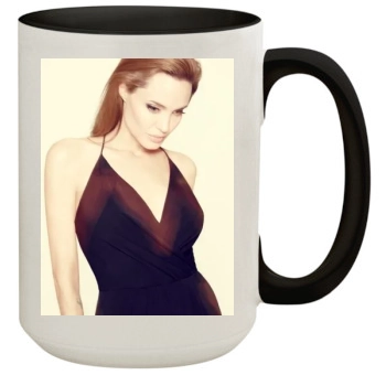 Angelina Jolie 15oz Colored Inner & Handle Mug