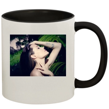 Angelina Jolie 11oz Colored Inner & Handle Mug