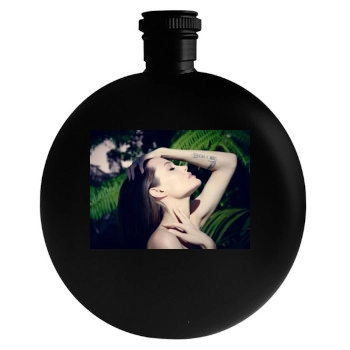 Angelina Jolie Round Flask