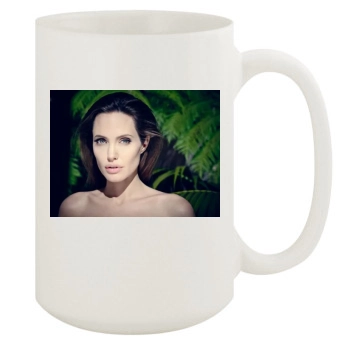 Angelina Jolie 15oz White Mug