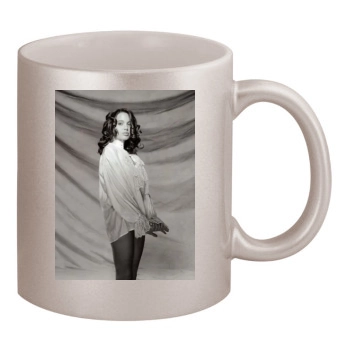 Angelina Jolie 11oz Metallic Silver Mug