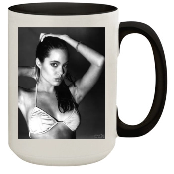 Angelina Jolie 15oz Colored Inner & Handle Mug