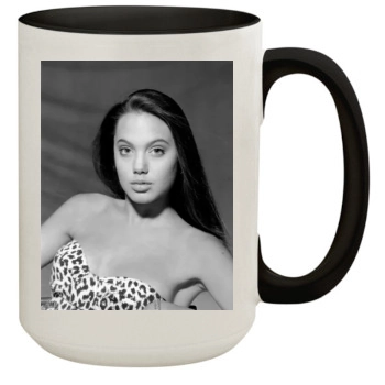 Angelina Jolie 15oz Colored Inner & Handle Mug