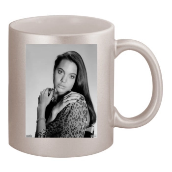 Angelina Jolie 11oz Metallic Silver Mug