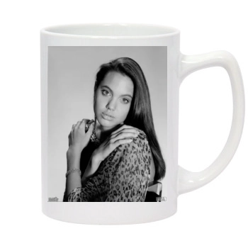 Angelina Jolie 14oz White Statesman Mug