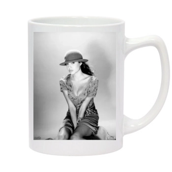 Angelina Jolie 14oz White Statesman Mug