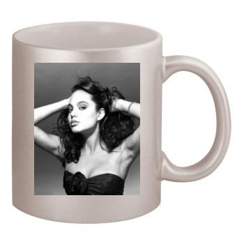 Angelina Jolie 11oz Metallic Silver Mug