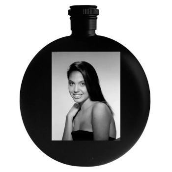 Angelina Jolie Round Flask