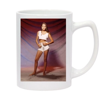 Angelina Jolie 14oz White Statesman Mug