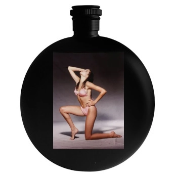 Angelina Jolie Round Flask