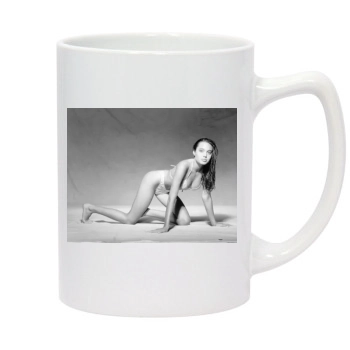 Angelina Jolie 14oz White Statesman Mug