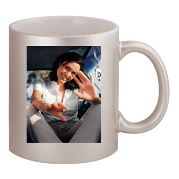 Angelina Jolie 11oz Metallic Silver Mug