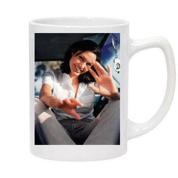 Angelina Jolie 14oz White Statesman Mug