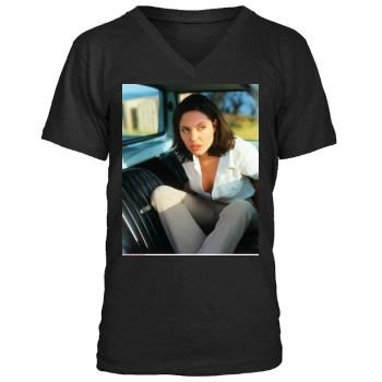 Angelina Jolie Men's V-Neck T-Shirt