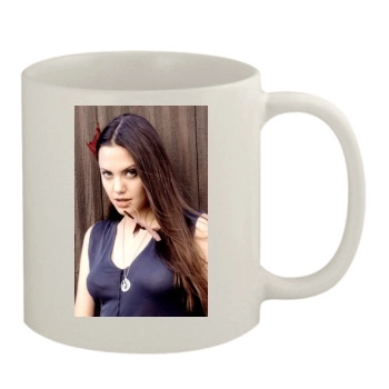 Angelina Jolie 11oz White Mug