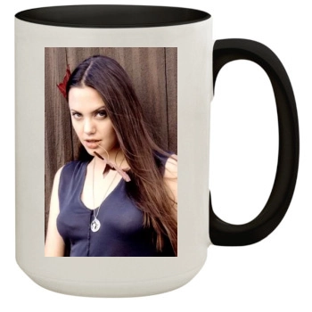 Angelina Jolie 15oz Colored Inner & Handle Mug