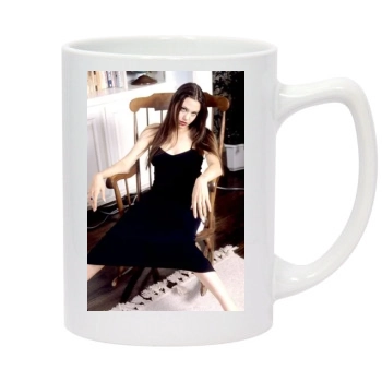 Angelina Jolie 14oz White Statesman Mug