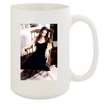 Angelina Jolie 15oz White Mug