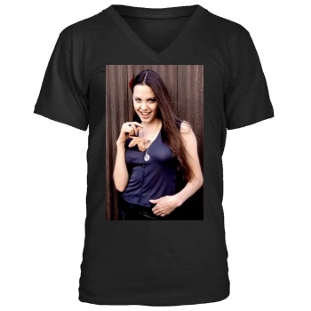 Angelina Jolie Men's V-Neck T-Shirt