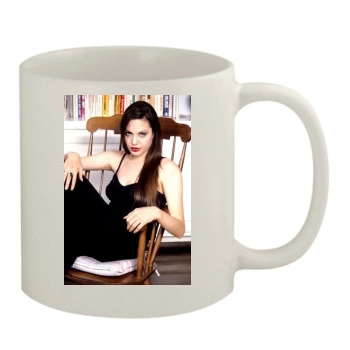 Angelina Jolie 11oz White Mug