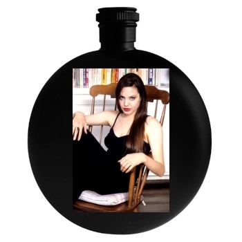 Angelina Jolie Round Flask