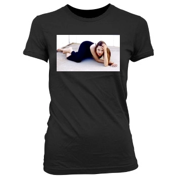 Angelina Jolie Women's Junior Cut Crewneck T-Shirt