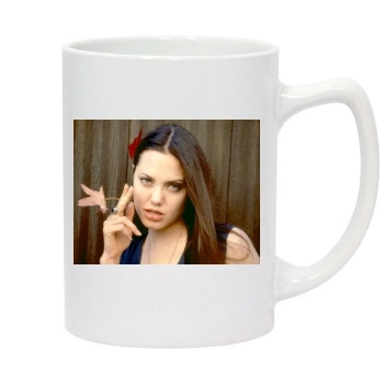 Angelina Jolie 14oz White Statesman Mug