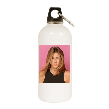 Jennifer Aniston White Water Bottle With Carabiner