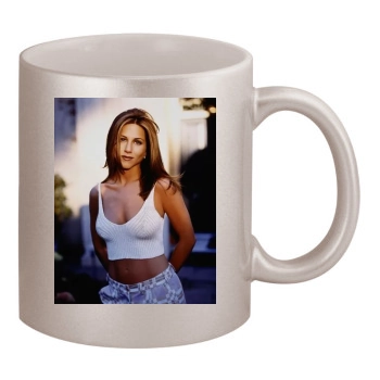 Jennifer Aniston 11oz Metallic Silver Mug