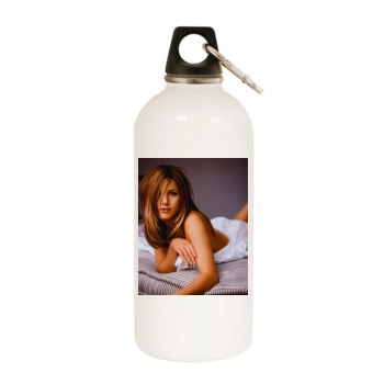 Jennifer Aniston White Water Bottle With Carabiner