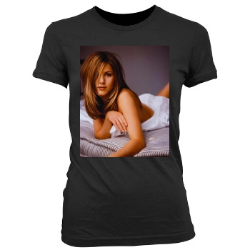 Jennifer Aniston Women's Junior Cut Crewneck T-Shirt