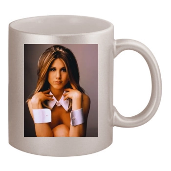 Jennifer Aniston 11oz Metallic Silver Mug