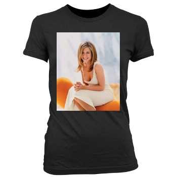 Jennifer Aniston Women's Junior Cut Crewneck T-Shirt