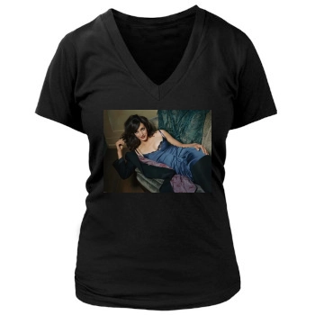 Jennifer Beals Women's Deep V-Neck TShirt