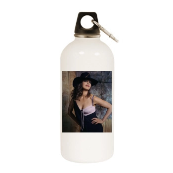 Jennifer Beals White Water Bottle With Carabiner