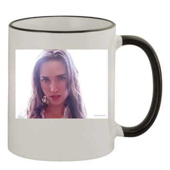 Jennifer Connelly 11oz Colored Rim & Handle Mug