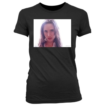 Jennifer Connelly Women's Junior Cut Crewneck T-Shirt
