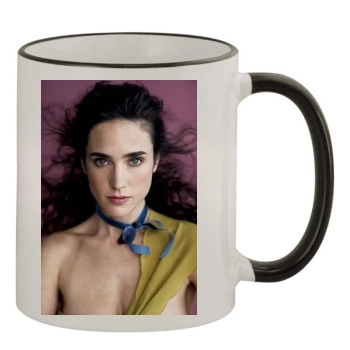 Jennifer Connelly 11oz Colored Rim & Handle Mug