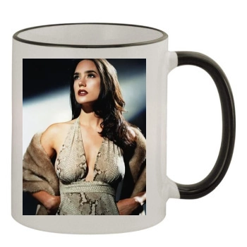 Jennifer Connelly 11oz Colored Rim & Handle Mug