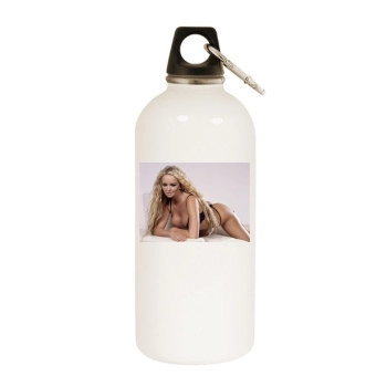 Jennifer Ellison White Water Bottle With Carabiner