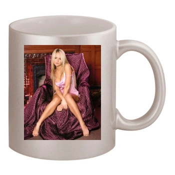 Jennifer Ellison 11oz Metallic Silver Mug