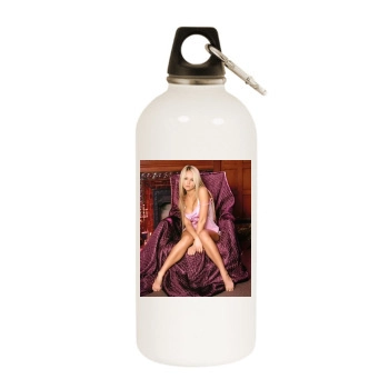 Jennifer Ellison White Water Bottle With Carabiner