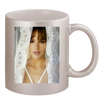 Jennifer Garner 11oz Metallic Silver Mug