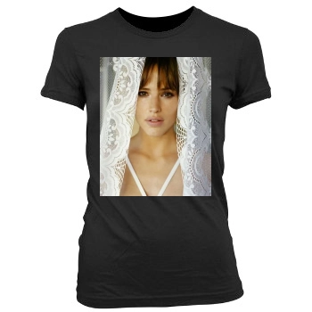 Jennifer Garner Women's Junior Cut Crewneck T-Shirt